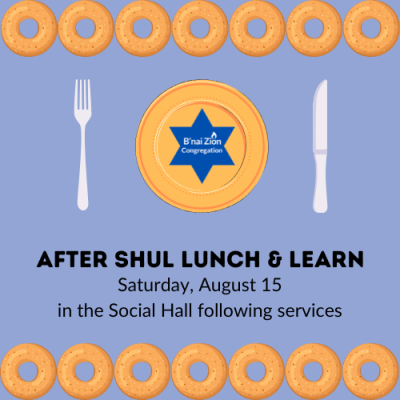 Lunch & Learn - Aug 15