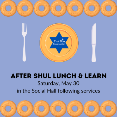 Lunch & Learn- May 30