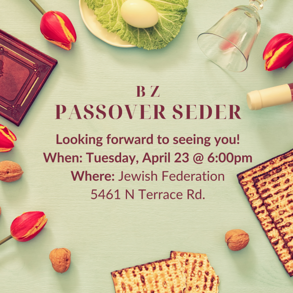 Passover Seder - see you there