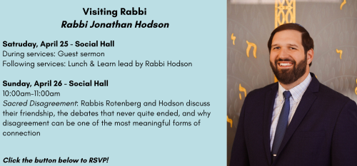 Visiting Rabbi - for email